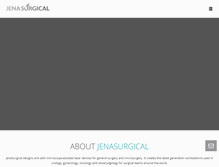 Tablet Screenshot of jenasurgical.com